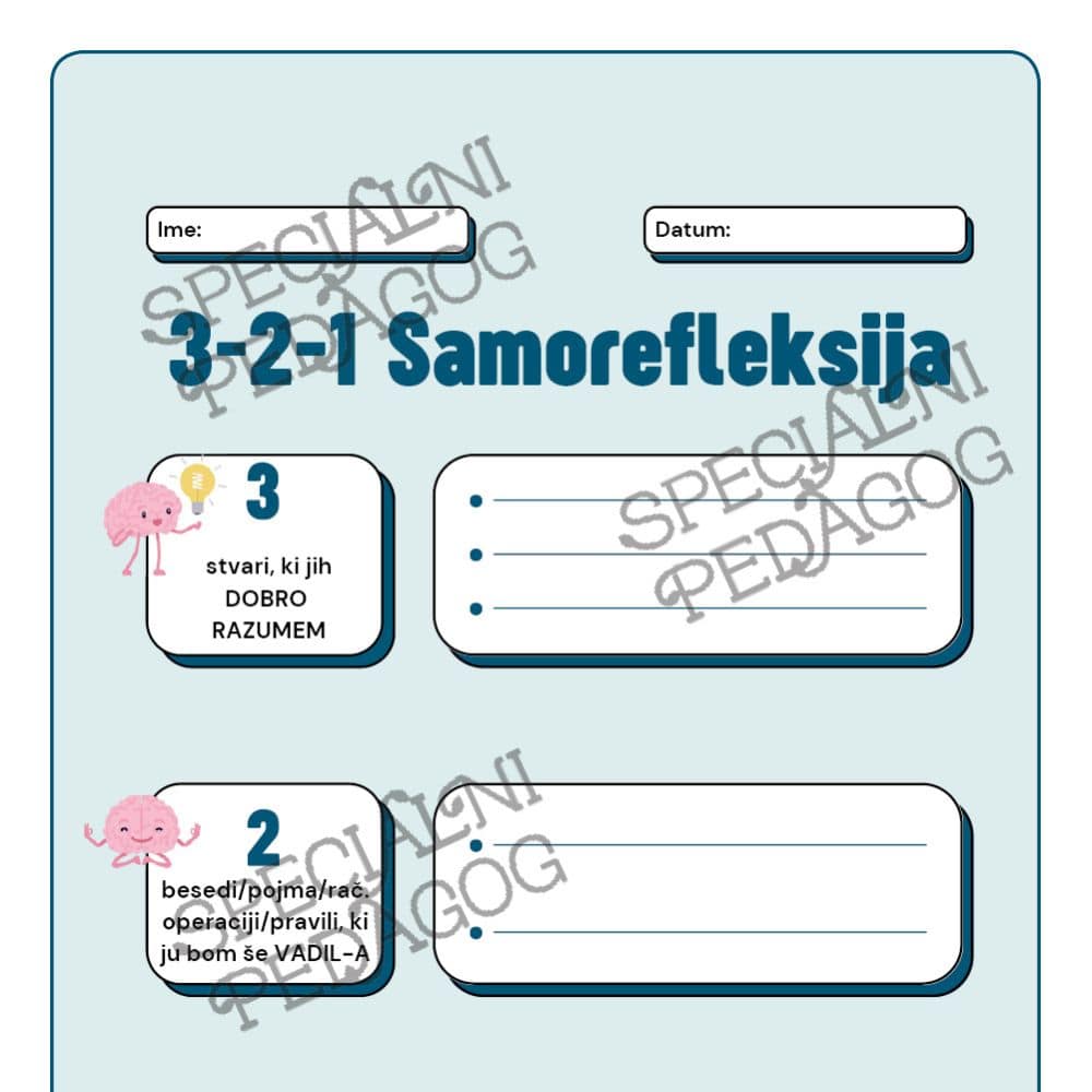 321 Samorefleksija